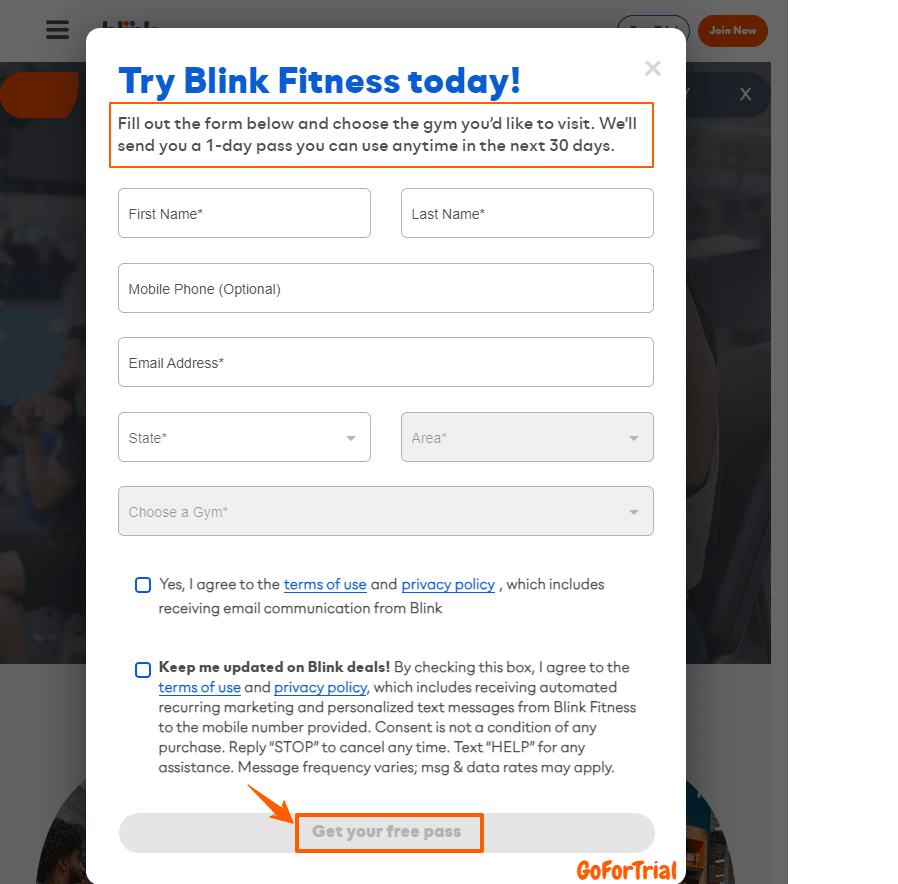 Blink Fitness Free Trial: Access Your Fitness Day Pass Today! 3 Blink Fitness Free 1