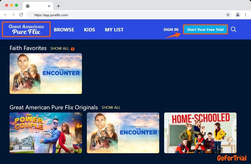 Pure Flix Free Trial