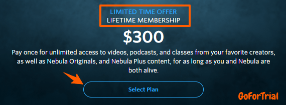 Nebula Free Trial: Access Lifetime Subscription Today 2 Nebula Lifetime Membership Plan