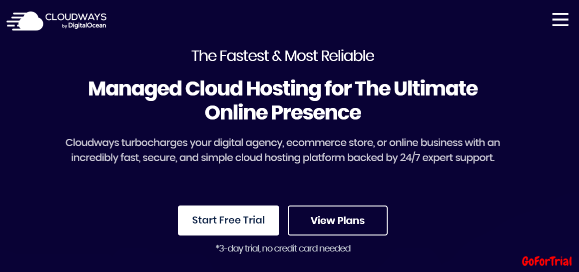 Web Hosting Free Trial 2025, Start a Hosting Trial for upto 60 Days Without Credit Card 3 What is Cloudways Hosting