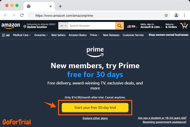 Prime Video Free Subscription 2025, Get 30 days/ 6 month Free Trial US 2 Amazon Prime Video Free Trial