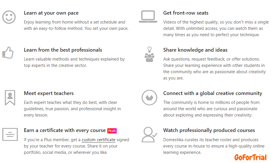 Domestika Free Trial, Start Your Trial Account For Free Now 3 Domestika Features