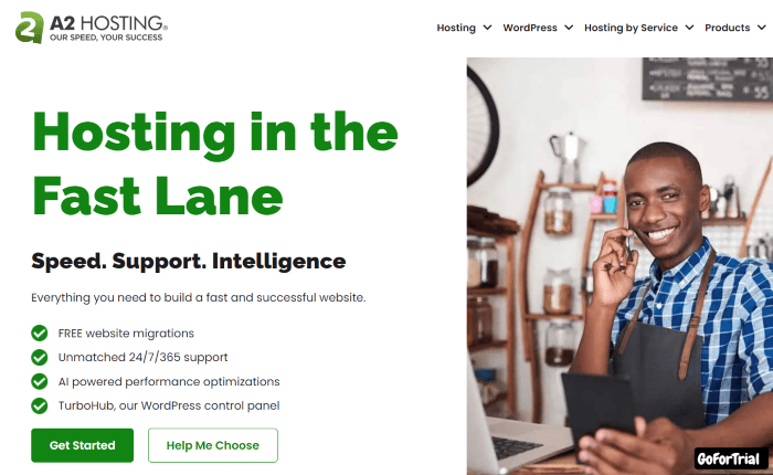 A2 Hosting Free Trial, Try A2 Hosting Risk-Free with a Money-Back Guarantee 3 A2 Hosting Homepage