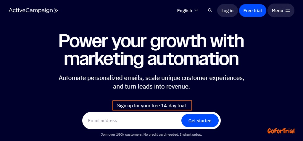 ActiveCampaign Free Trial: Experience 14 Days of Full Access without Credit Card 3 ActiveCampaign Marketing Automation Tool