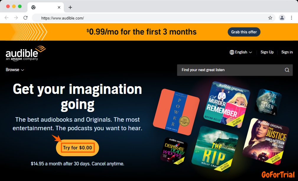 Music Streaming Services Free Trials, Start Your Trial Account for Free 6 Audible Free Trial