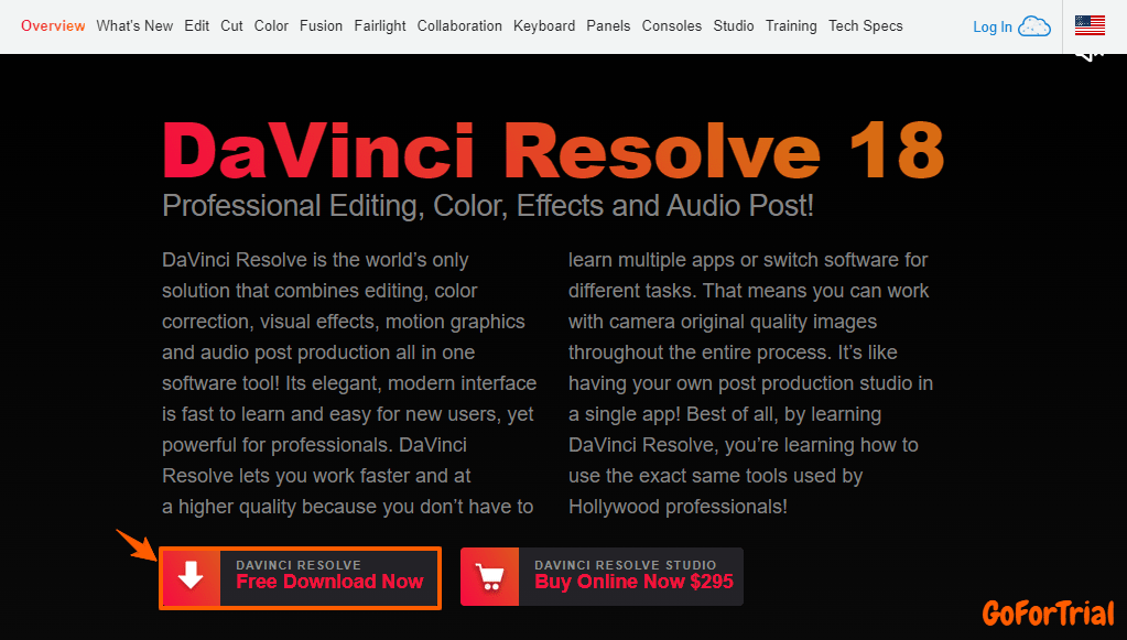 DaVinci Resolve Free Trial: Start a Free DaVinci Account Today! 2 DaVinci Free Download
