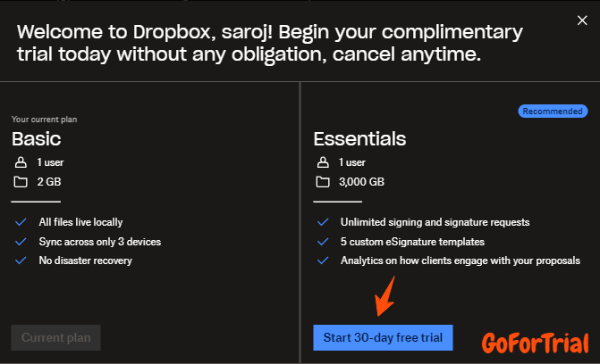 Dropbox Free Trial: Access 15 TB of Storage for 30 Days at No Cost 2 Dropbox