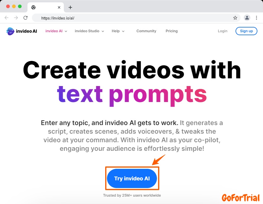 Invideo Free Trial, Start Your 7 Days Trial Account for Free 2 Invideo AI Free Trial