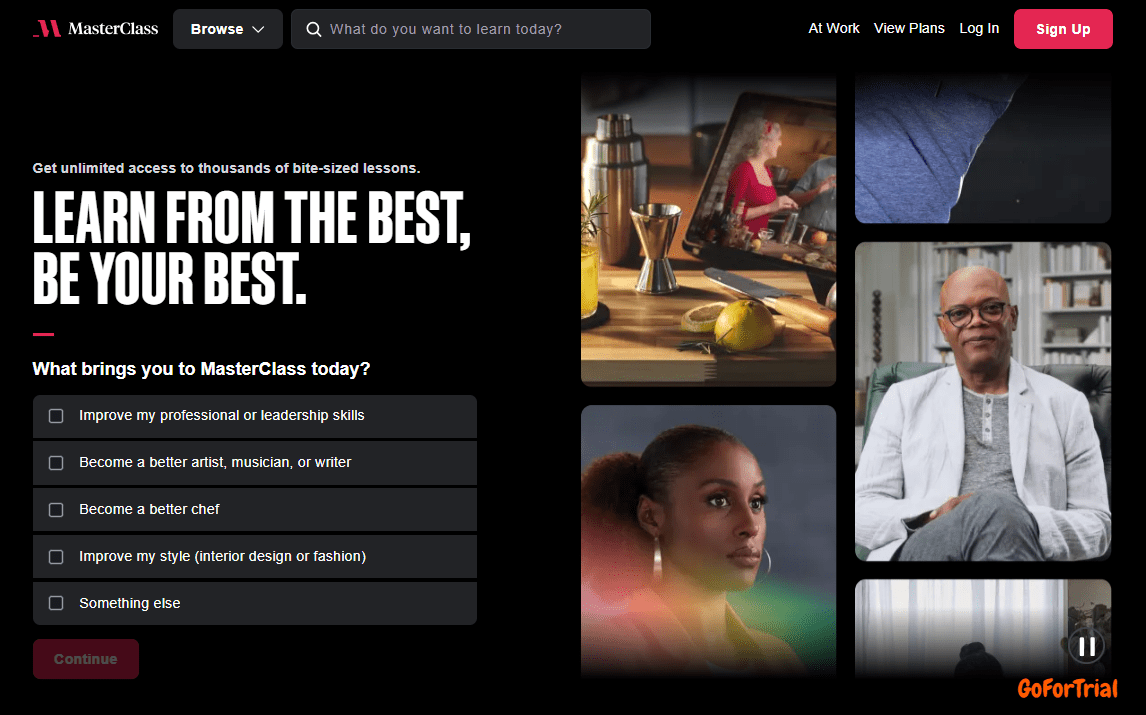 MasterClass Free Trial 2025: Activate your Free Account Now 3 MasterClass Online Classes Platfrom