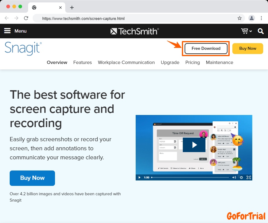 Snagit Screen Recorder Trial, Download Free Version, or Try 14 Days 2 Snagit Free Trial