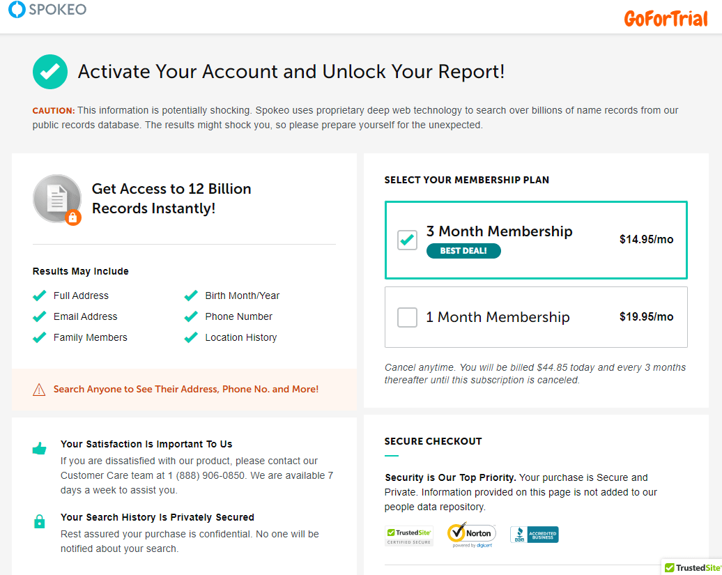 Spokeo Free Trial 2025: Start your Search for Free 4 Spokeo Plans