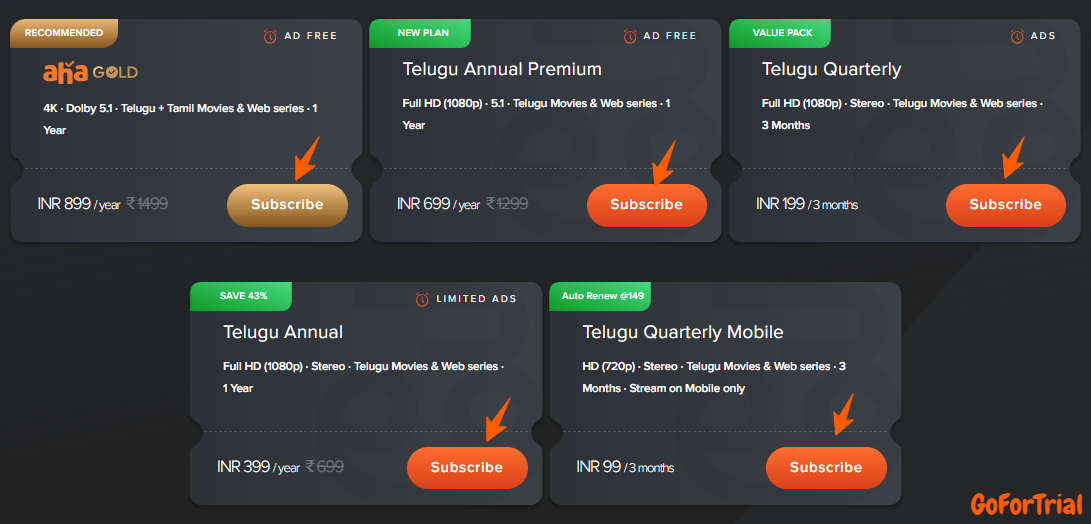 Aha Free Trial 2025, 3 Ways to Get Free Subscription in India 2 Aha Subscription Plans