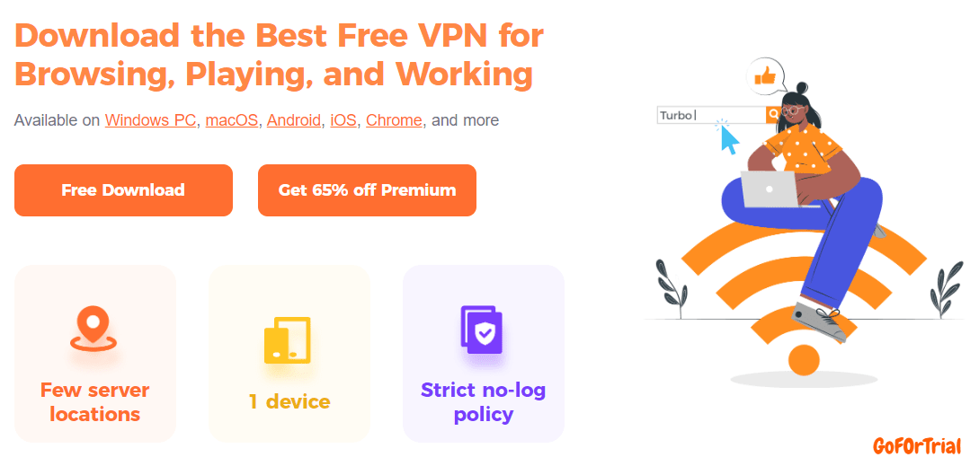 Turbo VPN, Get 3 Months Additional Free or Try 30 Day Risk-Free 2 Turbo VPN Free Plan