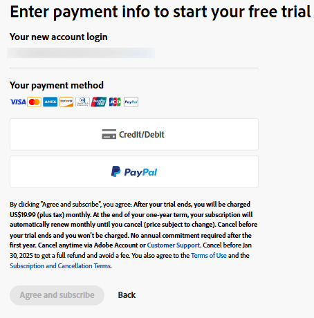 Adobe Premiere Pro Free Trial, Get Premium Trial Upto 21 Days 7 Adobe-Payment-Methods