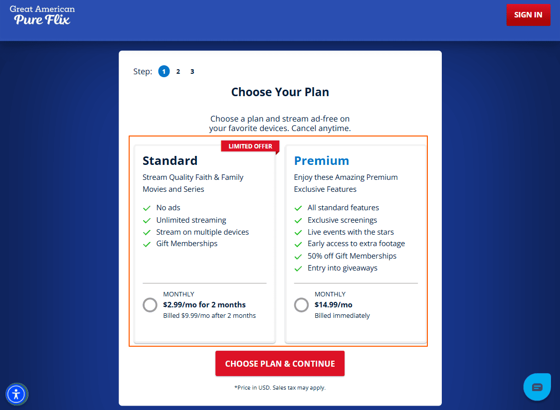 Choose Your PureFlix Plan