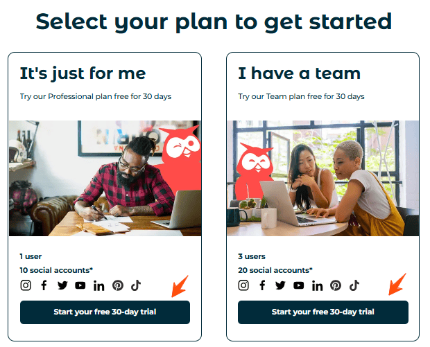 Hootsuite Free Trial- Start Your Trial Account For Free Now! 5 Hootsuite-Plans