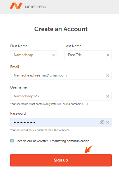 Namecheap Free Trial: Start Your 60 days of Free Trial Now 4 Namecheap-login
