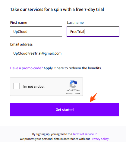 UpCloud Free Trial: 7-Day Access + $100 Credit for Cloud Hosting 3 UpCloud-Sign-up-Cloud-servers