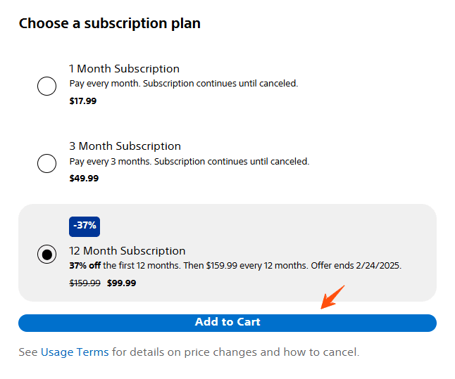 PS Plus Free Trial, Enjoy 7 or 14 Days Free Access to Games! 3 Play Station Plus-Pricing-Plans